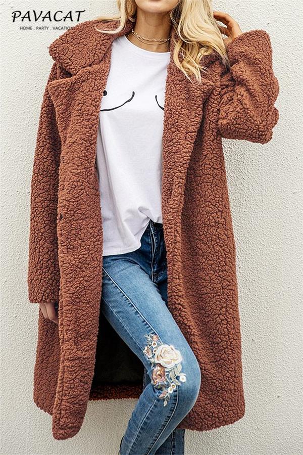 Round the 70's World Wool Blend Coat - Khaki Coat Aliexpress 