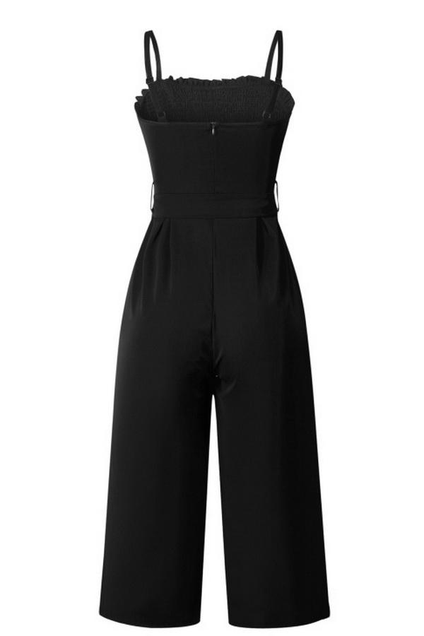 Sling Halter Design Pocket Jumpsuit Jumpsuits & Rompers 5201906191605 