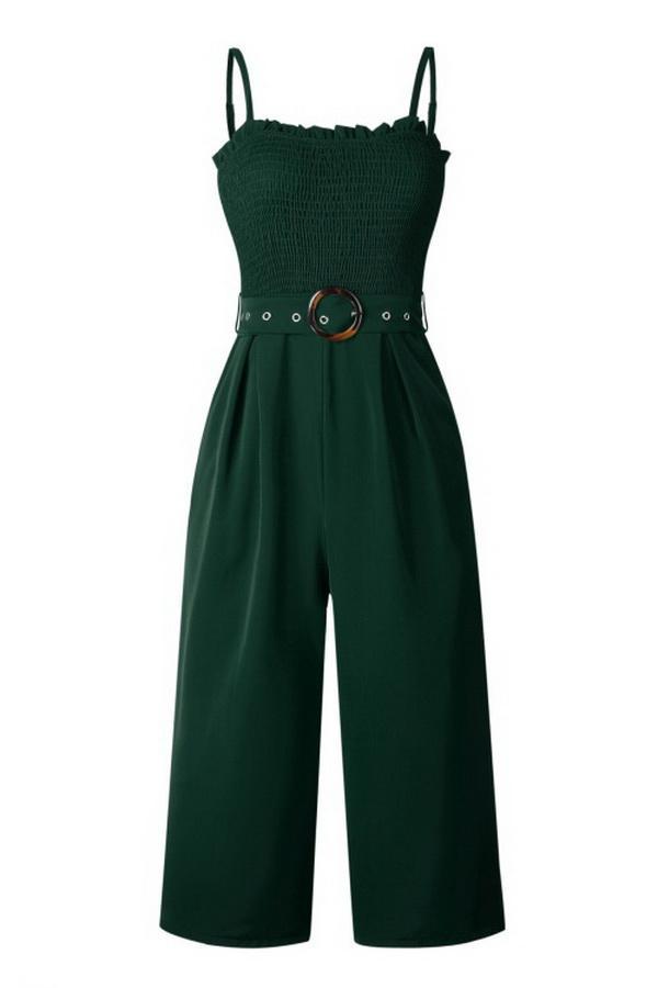 Sling Halter Design Pocket Jumpsuit Jumpsuits & Rompers 5201906191605 