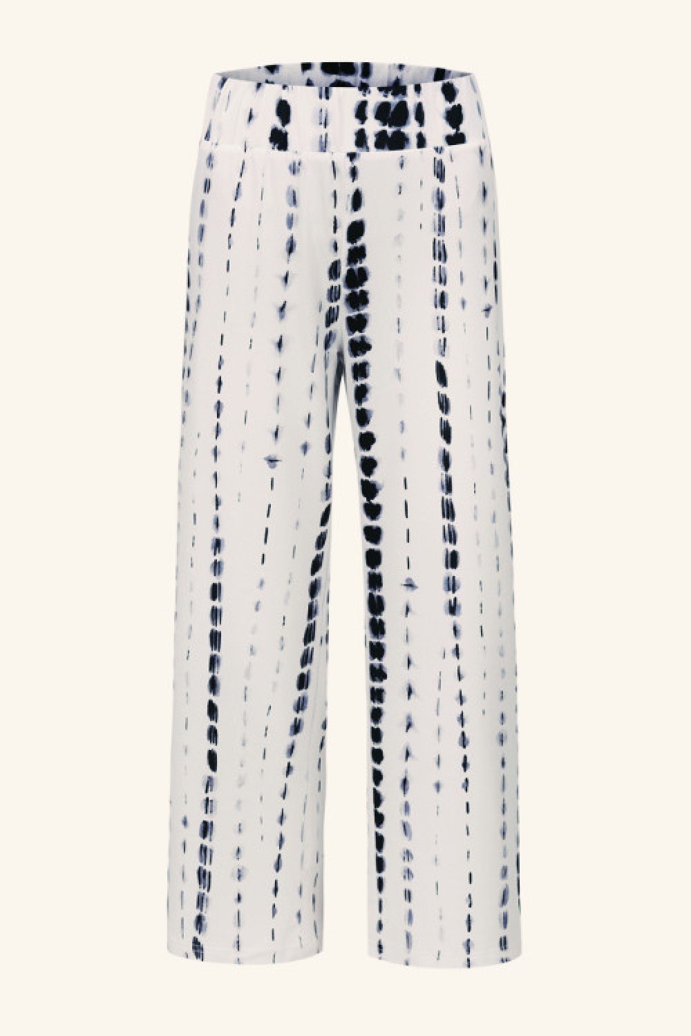 Tie-dyed Printed Wide Legs Pants - Pavacat