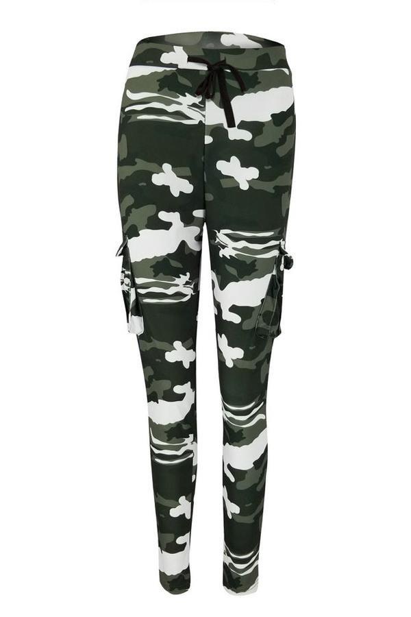 Tight Camouflage Printed Casual Trousers Pants 5201904110331 