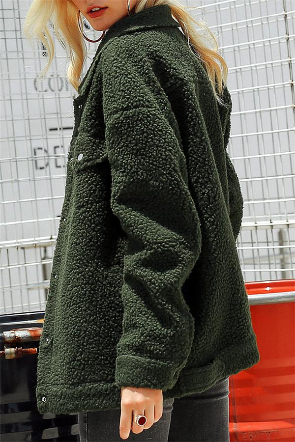 Trendy Furry Lamb Wool Fur Coat Coat Simplee 